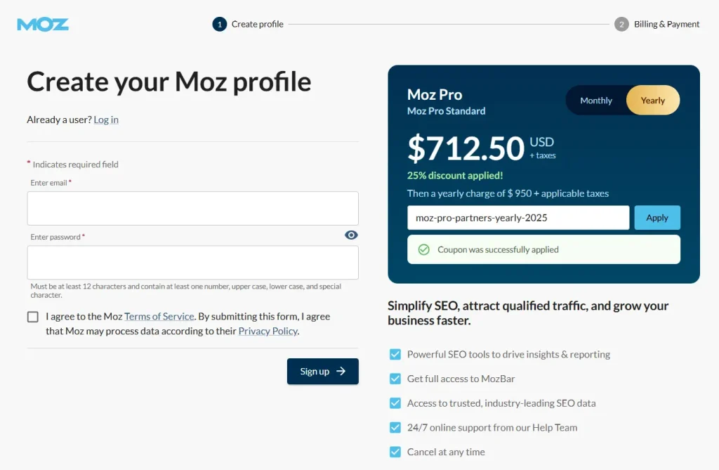 Moz Coupon Code